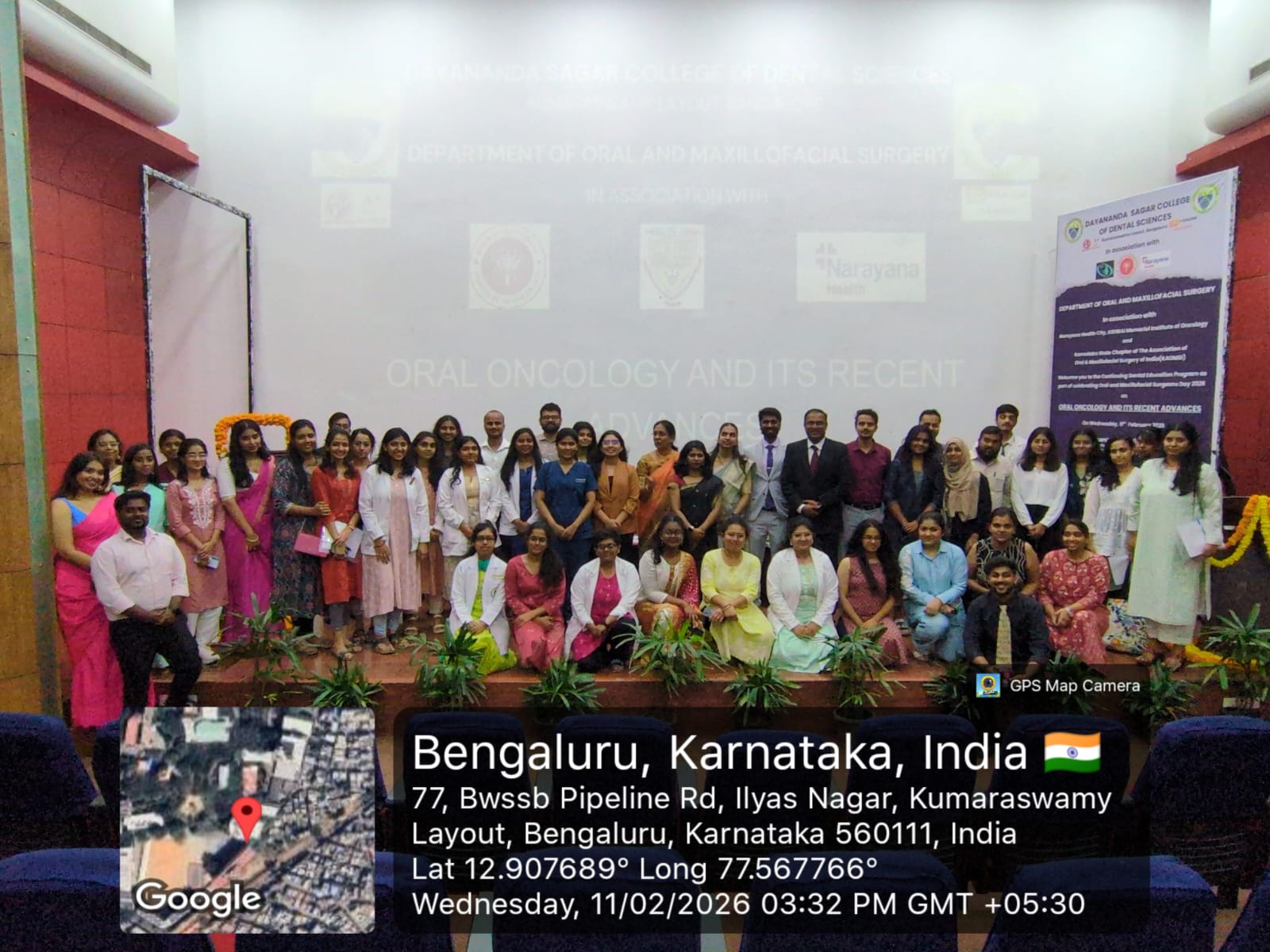 Dignitaries, faculty members, and delegates gathered on stage